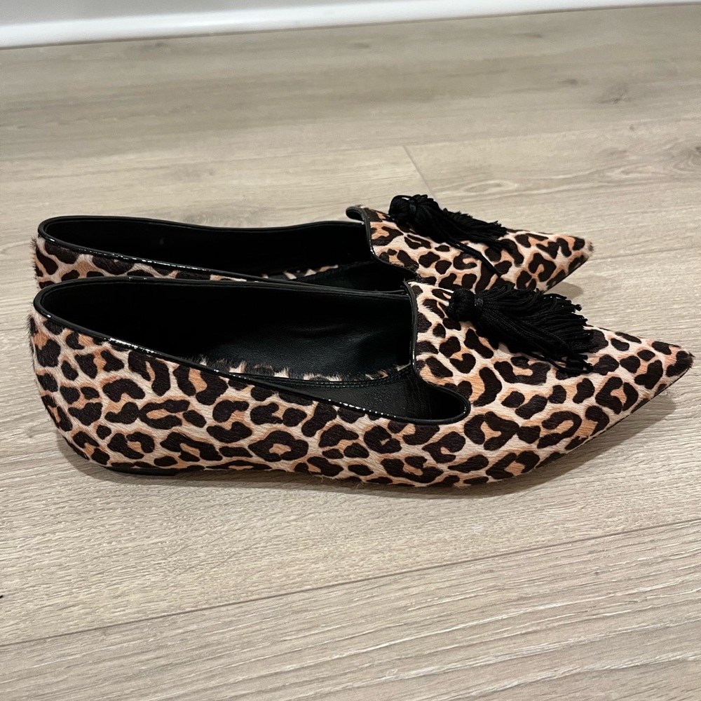 COPY - Kate Spade Tassel Leopard Flats